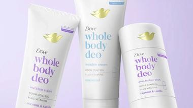 Dove’s Whole Body Deo จากกลุ่มผลิตภัณฑ์ดูแลส่วนบุคคลของยูนิลีเวอร์